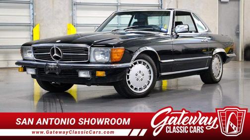 Black 1984 Mercedes-Benz 500SL