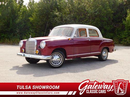 Maroon 1962 Mercedes-Benz 190