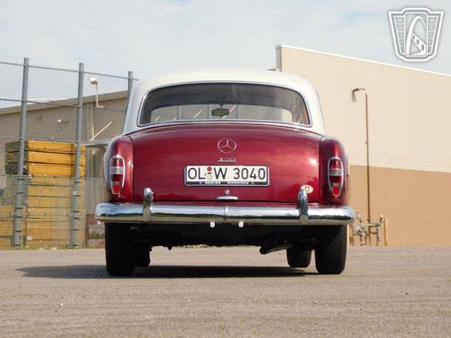 Maroon 1962 Mercedes-Benz 190