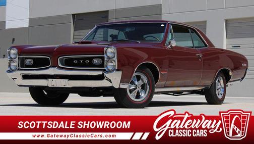Burgundy 1966 Pontiac GTO