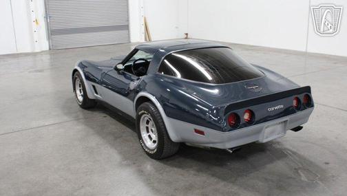 Blue/Silver 1981 Chevrolet Corvette Coupe