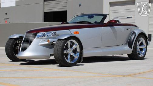 Maroon/Silver 2000 Plymouth Prowler