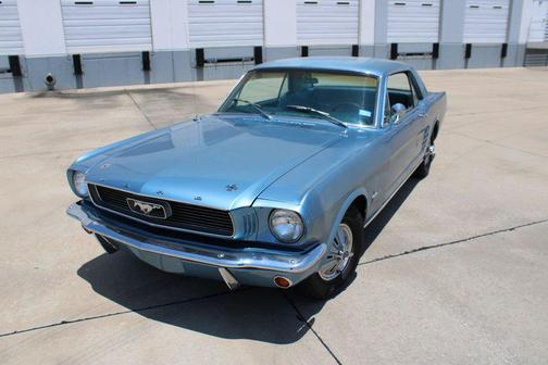 blue 1966 Ford Mustang Base