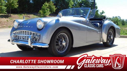 Blue/Silver 1960 Triumph TR3A