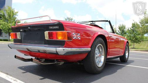 Red 1973 Triumph TR6 Base