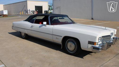 WHITE 1973 Cadillac Eldorado
