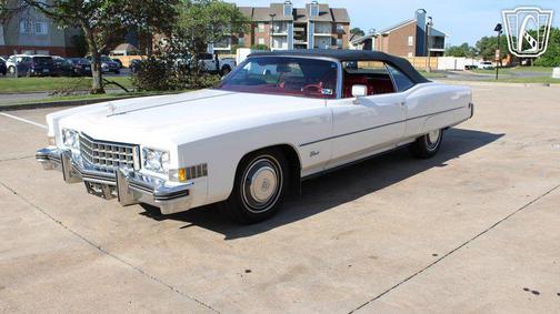 WHITE 1973 Cadillac Eldorado