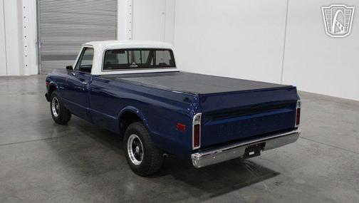 Blue and White 1971 Chevrolet C10/K10 Base