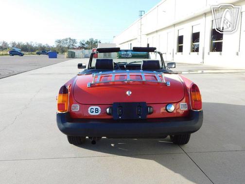 Red 1977 MG MGB