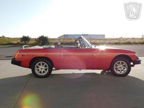 Red 1977 MG MGB