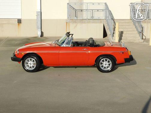 Red 1977 MG MGB