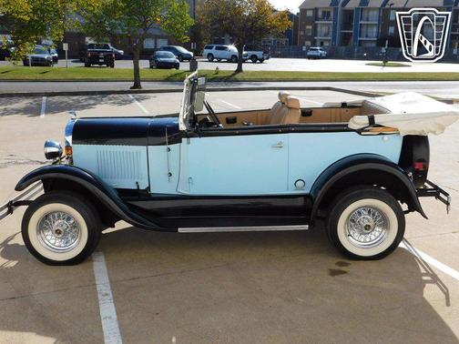 Blue and Black 1929 Ford Model A Base