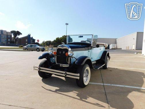 Blue and Black 1929 Ford Model A Base