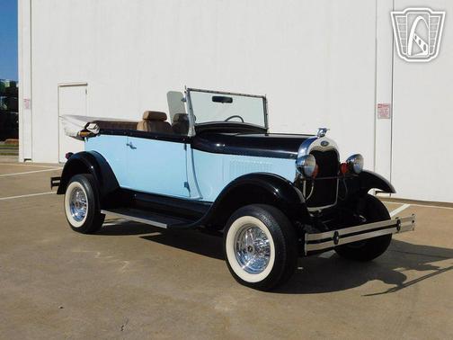 Blue and Black 1929 Ford Model A Base