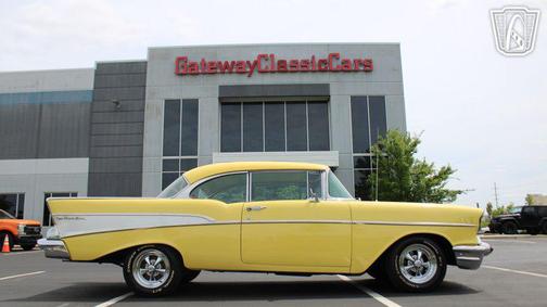 YELLOW 1957 Chevrolet Bel Air Base