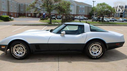 SILVER 1981 Chevrolet Corvette Coupe