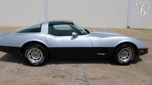 SILVER 1981 Chevrolet Corvette Coupe