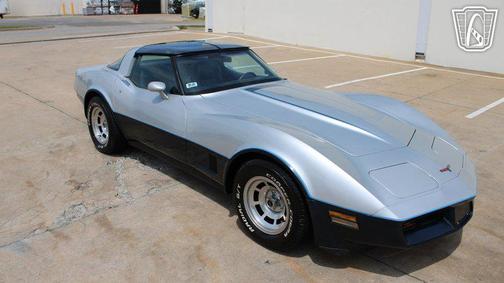 SILVER 1981 Chevrolet Corvette Coupe