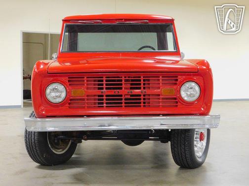Red 1966 Ford Bronco Big Bend
