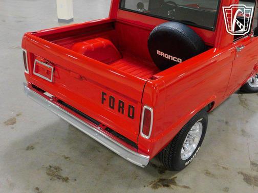 Red 1966 Ford Bronco Big Bend