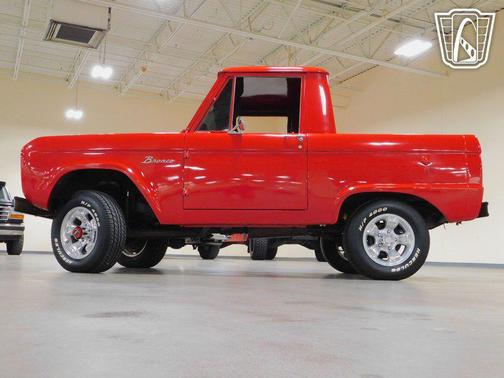 Red 1966 Ford Bronco Big Bend