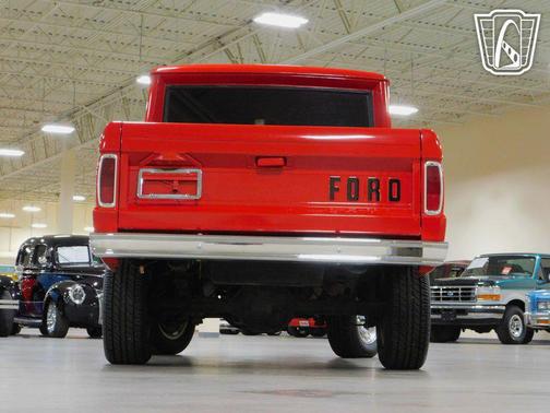 Red 1966 Ford Bronco Big Bend