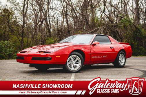 Red 1989 Pontiac Firebird Formula