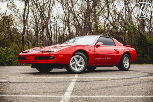 Red 1989 Pontiac Firebird Formula