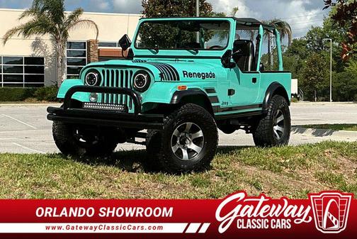 Teal 1983 Jeep CJ-7