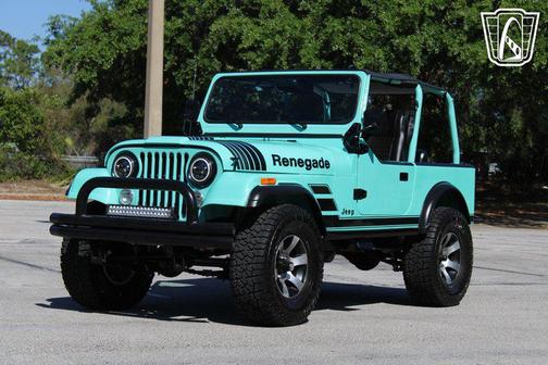 Teal 1983 Jeep CJ-7