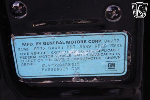 1972 Cadillac Eldorado 