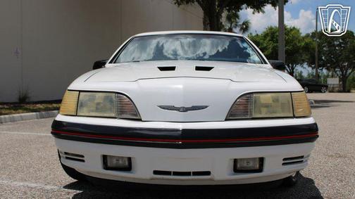 White 1988 Ford Thunderbird Turbo