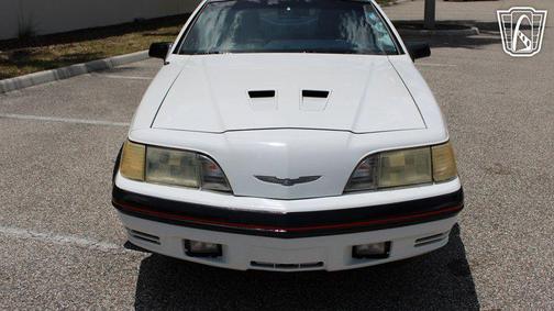 White 1988 Ford Thunderbird Turbo