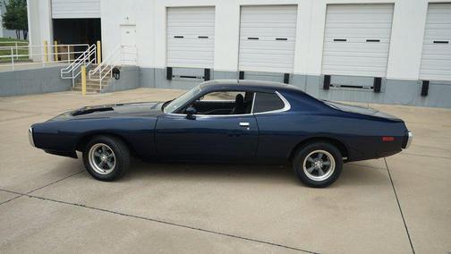 Dark Blue 1973 Dodge Charger Base