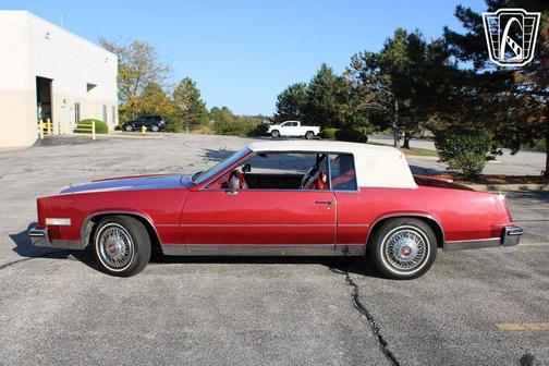 Dark Red 1985 Cadillac Eldorado