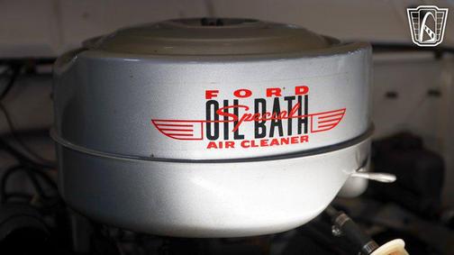 Red and white 1955 Ford Crown Victoria Base