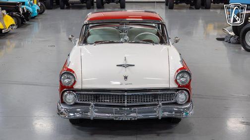 Red and white 1955 Ford Crown Victoria Base