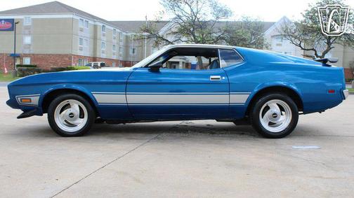 Medium Blue Metallic 1973 Ford Mustang Base