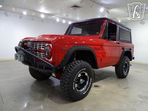 Red 1968 Ford Bronco