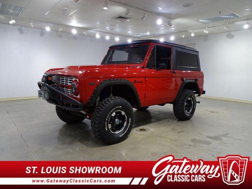 Red 1968 Ford Bronco