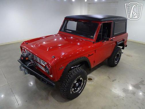 Red 1968 Ford Bronco