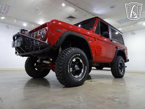 Red 1968 Ford Bronco