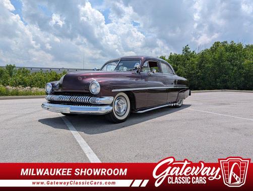 Maroon Burgundy 1951 Mercury Monterey