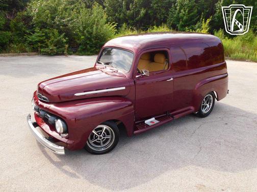 Maroon 1951 Ford Panel Base
