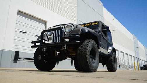 Black 1984 Jeep CJ-7