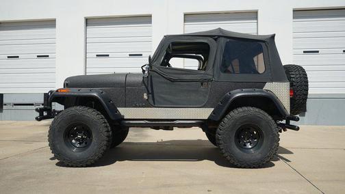 Black 1984 Jeep CJ-7