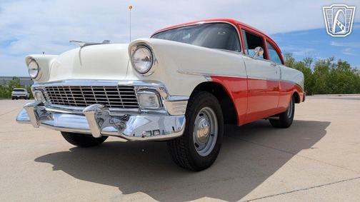 White/Orange 1956 Chevrolet Bel Air Base
