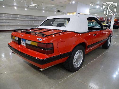Red 1986 Ford Mustang LX