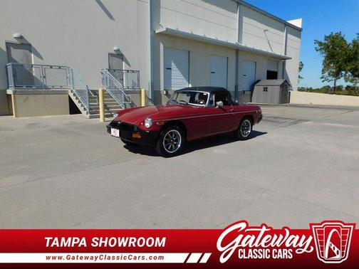 Red 1979 MG MGB