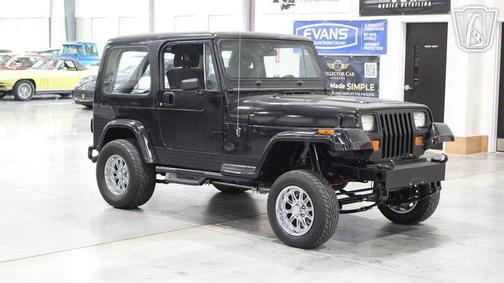 BLACK 1987 Jeep Wrangler